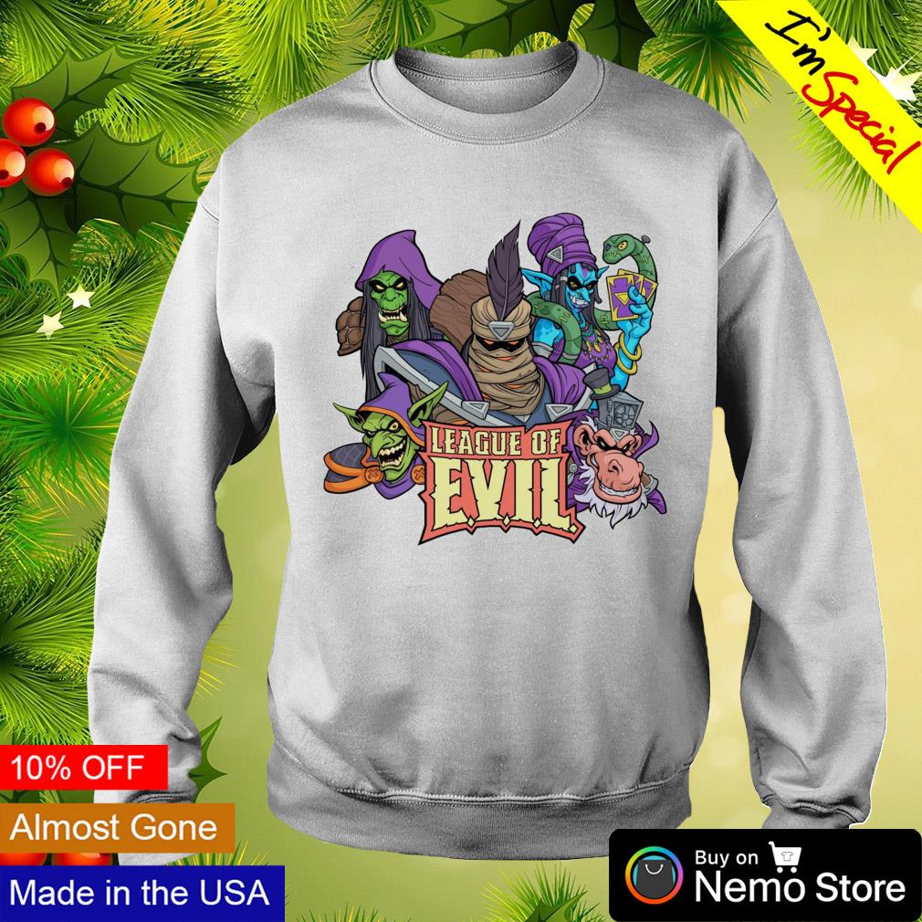 The league of EVIL - Adult & Kids T-Shirts, Sweatshirts & Hoodies apparel design preview 4