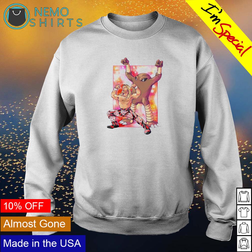 Shawn Michaels and Hitmonlee - Adult & Kids T-Shirts, Sweatshirts & Hoodies apparel design preview 4