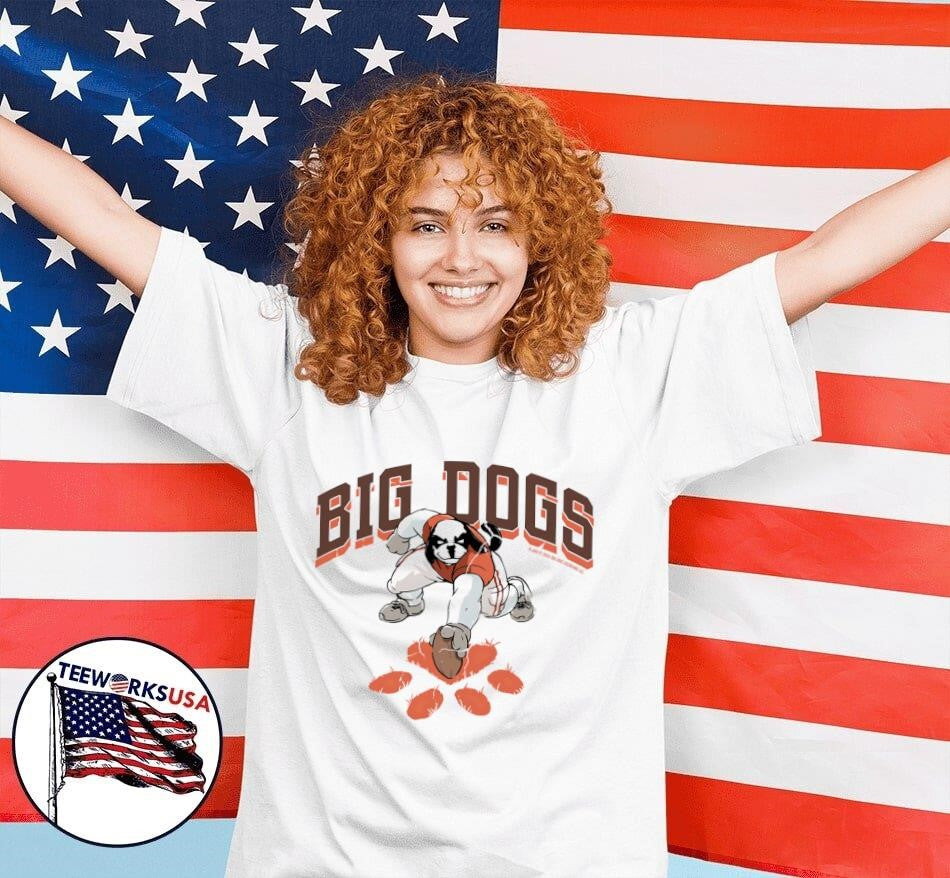 SC Paw Football big dogs - Adult & Kids T-Shirts, Sweatshirts & Hoodies apparel design preview 4