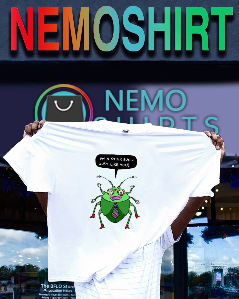 I'm a stink bug just like you - Adult & Kids T-Shirts, Sweatshirts & Hoodies apparel design preview 1