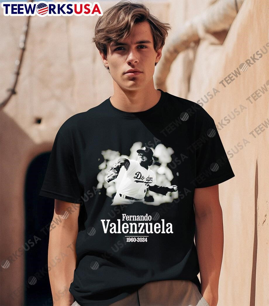 Fernando Valenzuela Memorial retro - Adult & Kids T-Shirts, Sweatshirts & Hoodies apparel design preview 1