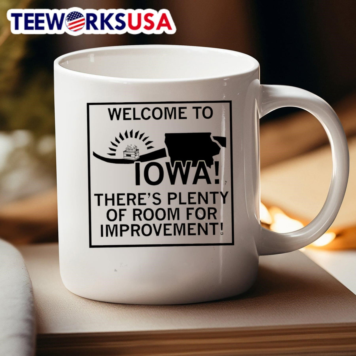 Welcome to Iowa there's plenty of room for - Adult & Kids T-Shirts, Sweatshirts & Hoodies apparel design preview 4