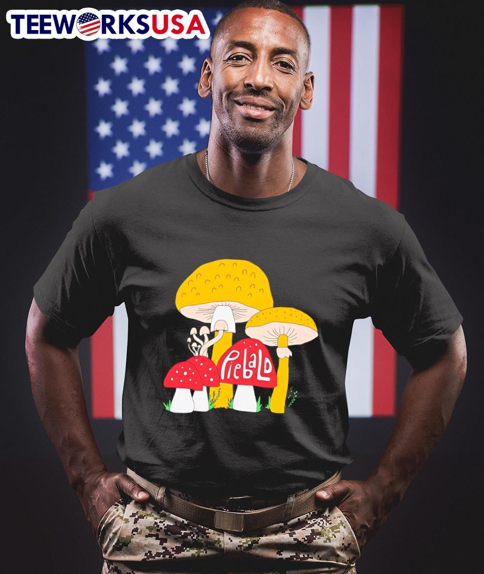 Piebald shrooms green - Adult & Kids T-Shirts, Sweatshirts & Hoodies apparel design preview 1