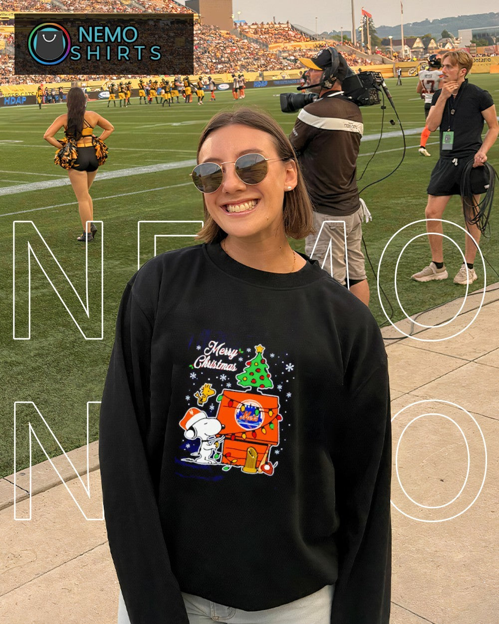 New York Mets Snoopy Merry Christmas baseball world - Adult & Kids T-Shirts, Sweatshirts & Hoodies apparel design preview 6