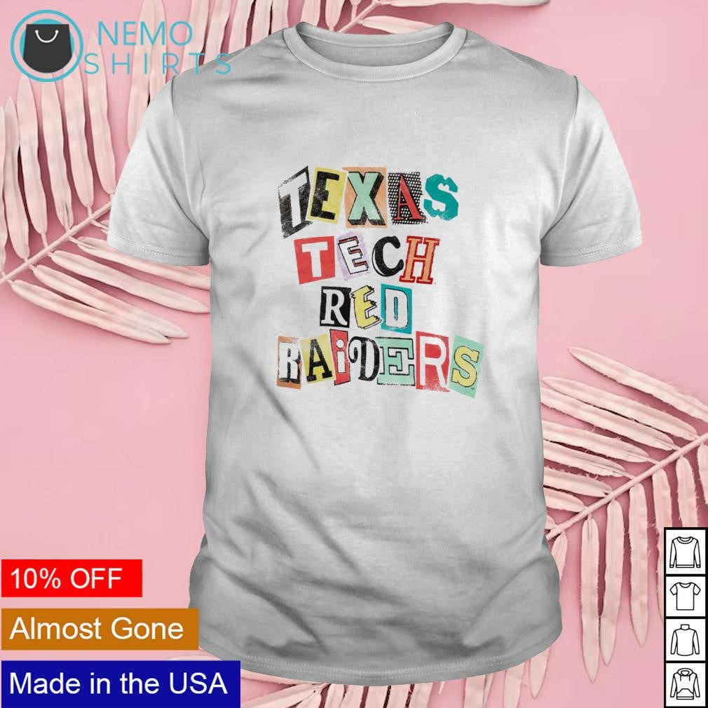 Texas Tech Red Raiders ransom note - Adult & Kids T-Shirts, Sweatshirts & Hoodies apparel design preview 1