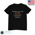 Republican comes right after 'eptile in the - Adult & Kids T-Shirts, Sweatshirts & Hoodies apparel design preview 1