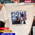 Fight Trump shooting 2024 - Adult & Kids T-Shirts, Sweatshirts & Hoodies apparel design preview 1