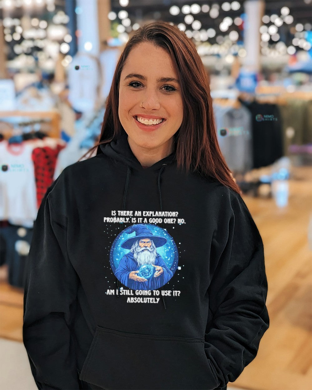 Is there an explanation probably it a good one no am - Adult & Kids T-Shirts, Sweatshirts & Hoodies apparel design preview 3