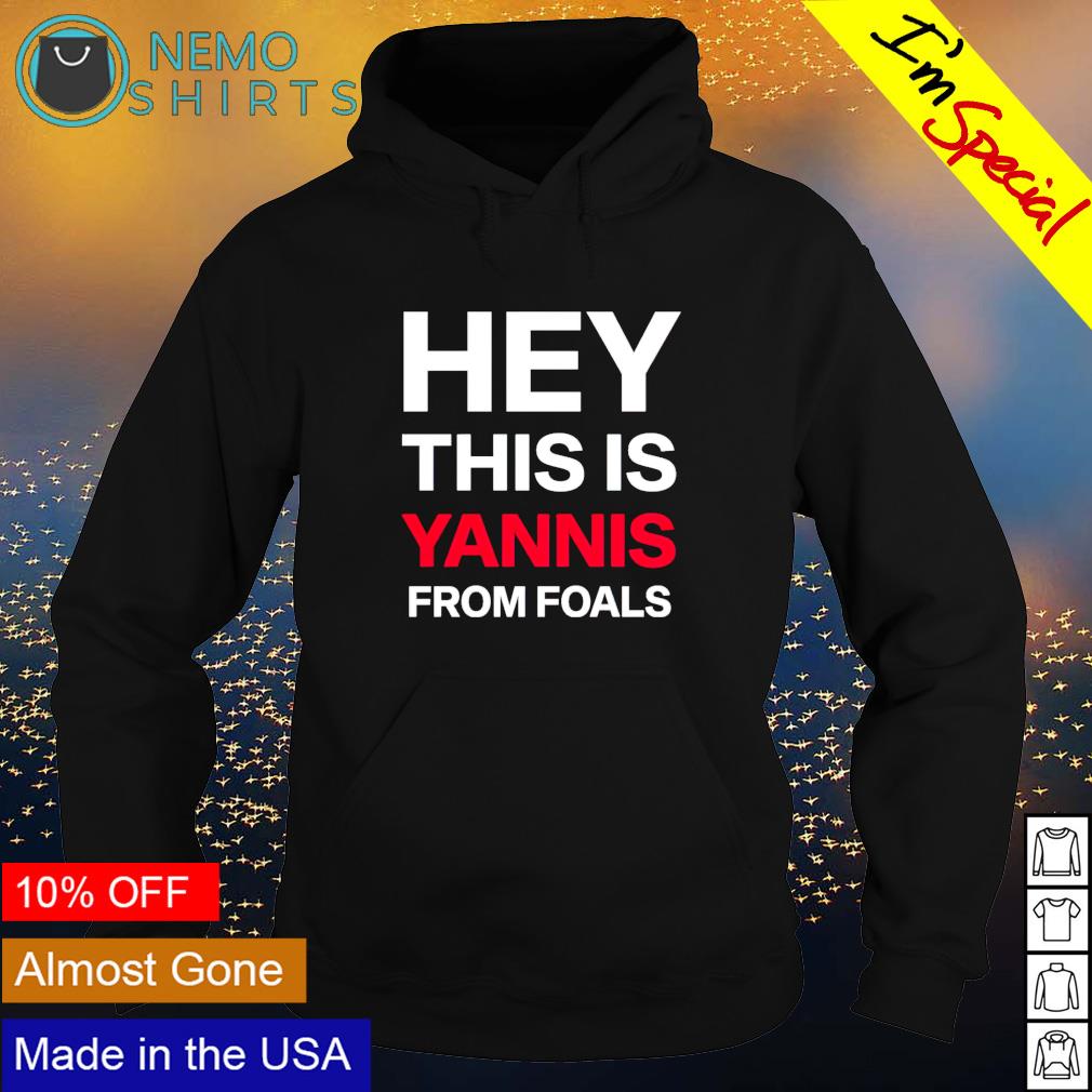 Hey this is yannis from foals lemieux - Adult & Kids T-Shirts, Sweatshirts & Hoodies apparel design preview 2
