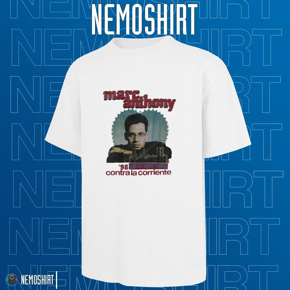 Marc Anthony Madison Square Garden '98 contra la - Adult & Kids T-Shirts, Sweatshirts & Hoodies apparel design preview 1