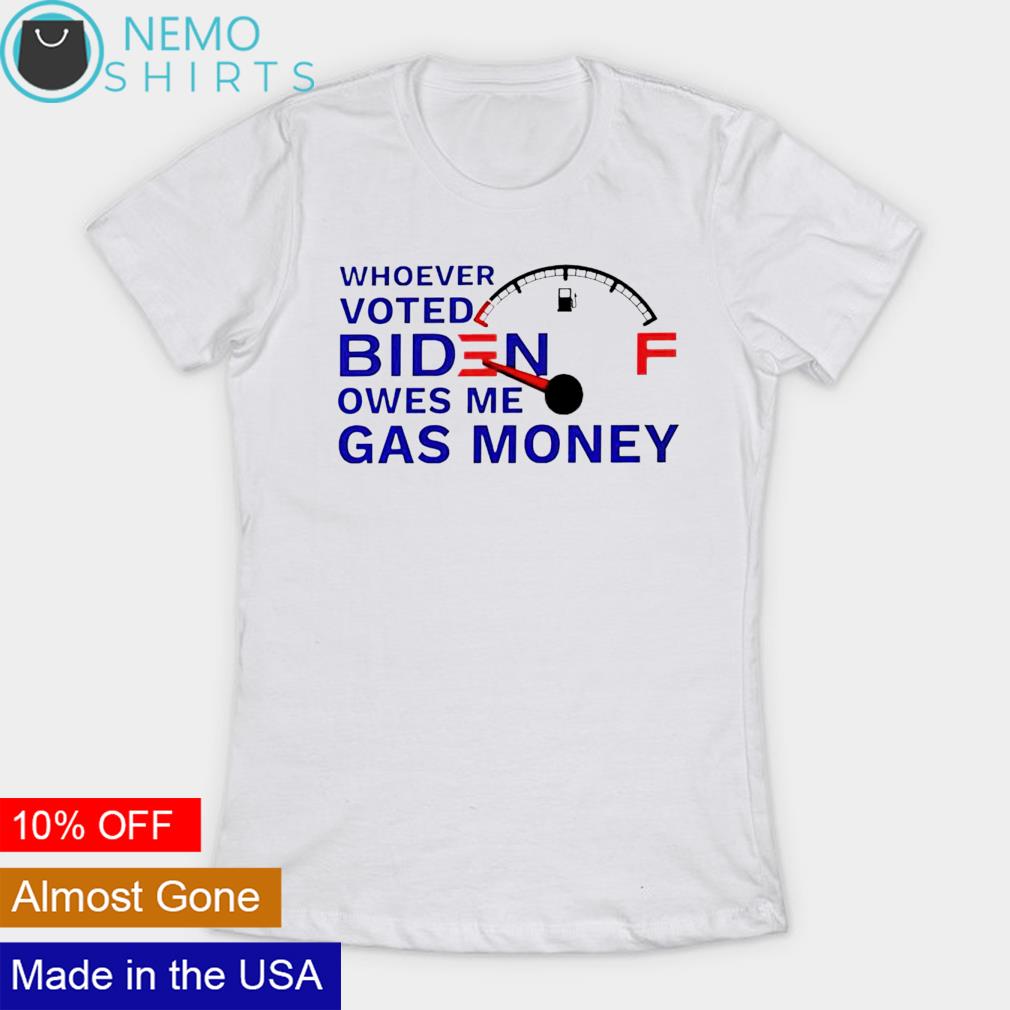 Whoever voted Biden owes me gas money president - Adult & Kids T-Shirts, Sweatshirts & Hoodies apparel design preview 2