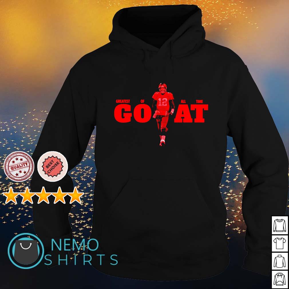 Tom Brady Goat greatest of all time - Adult & Kids T-Shirts, Sweatshirts & Hoodies apparel design preview 2