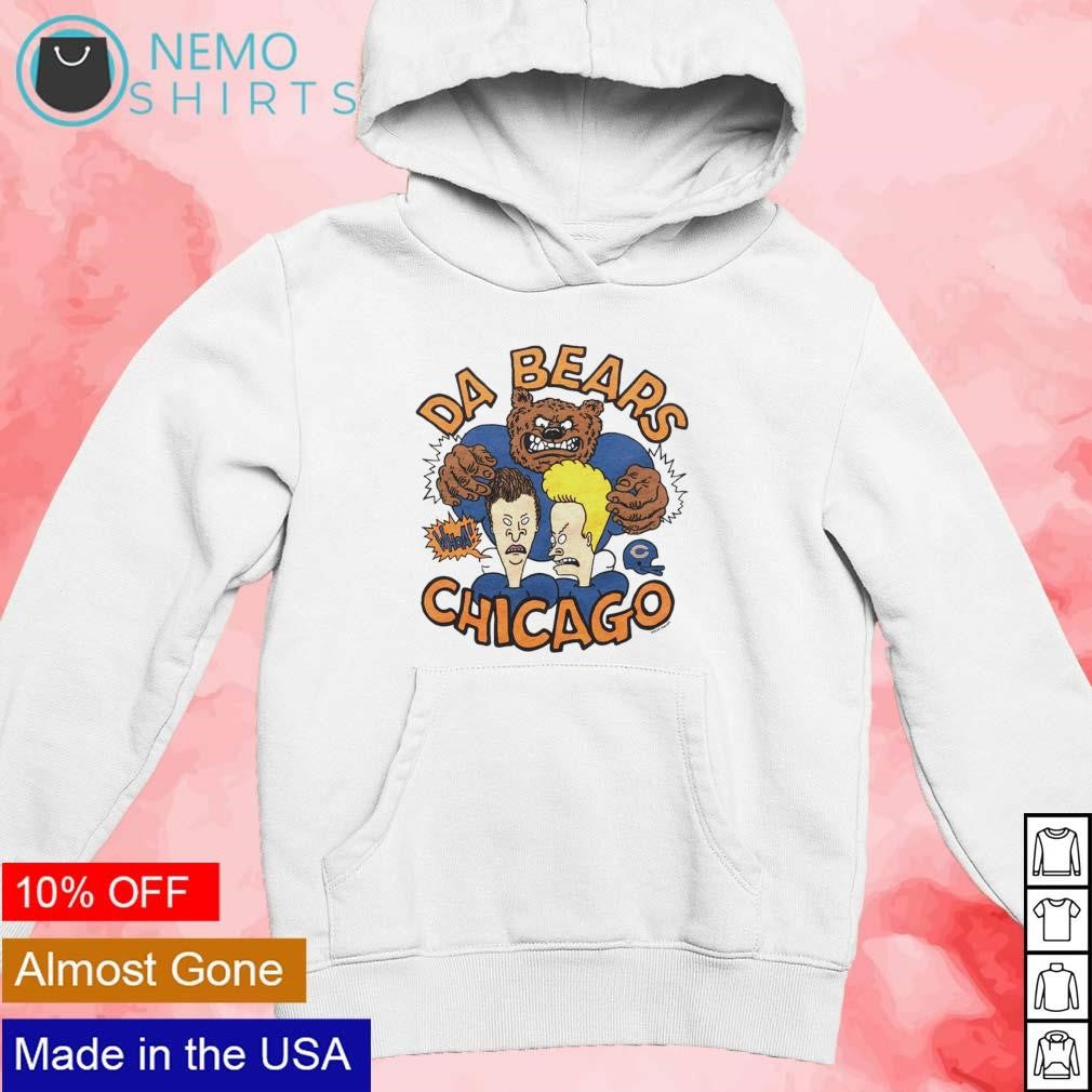 Beavis and Butt-Head vs da Chicago Bears - Adult & Kids T-Shirts, Sweatshirts & Hoodies apparel design preview 2