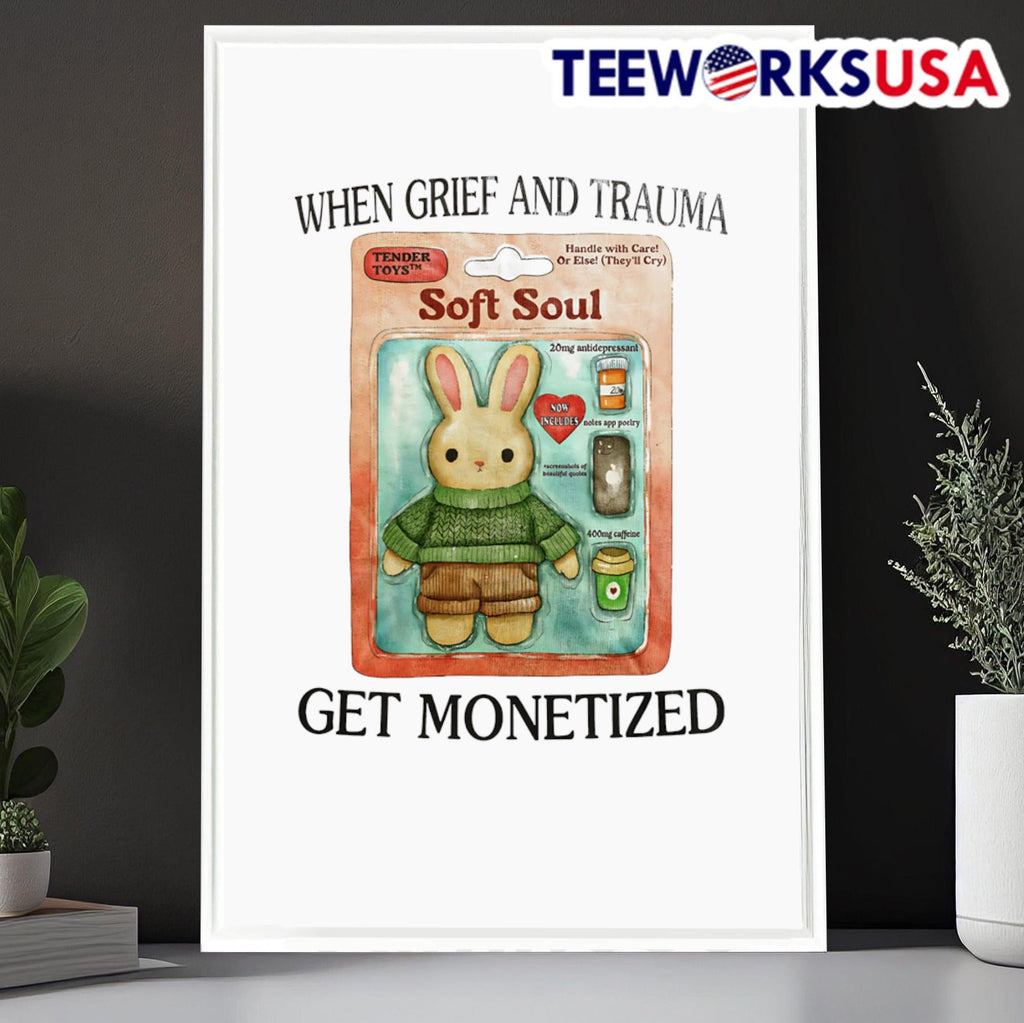 When grief and trauma get monetized - Adult & Kids T-Shirts, Sweatshirts & Hoodies apparel design preview 6