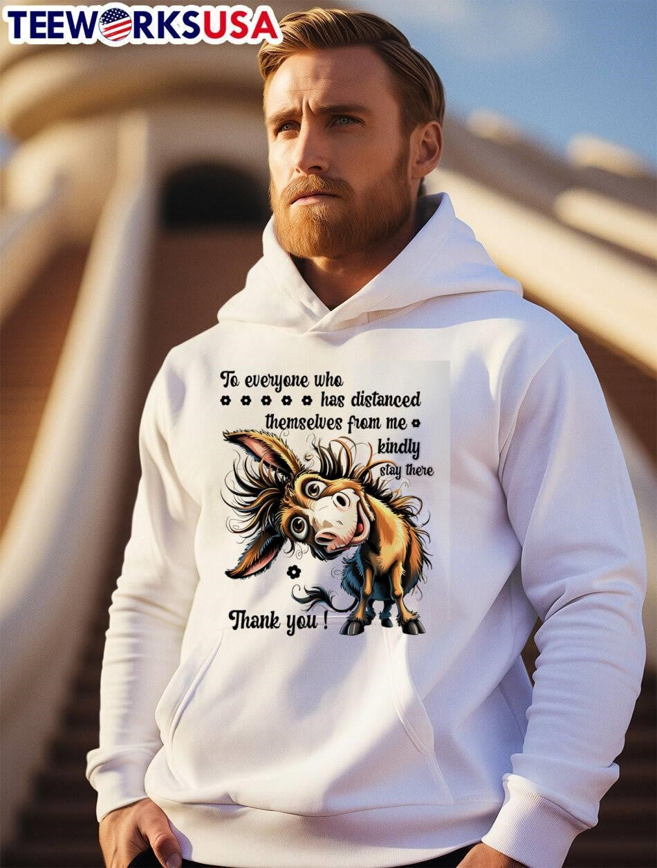 Horse to everyone who has distanced themselves from - Adult & Kids T-Shirts, Sweatshirts & Hoodies apparel design preview 2