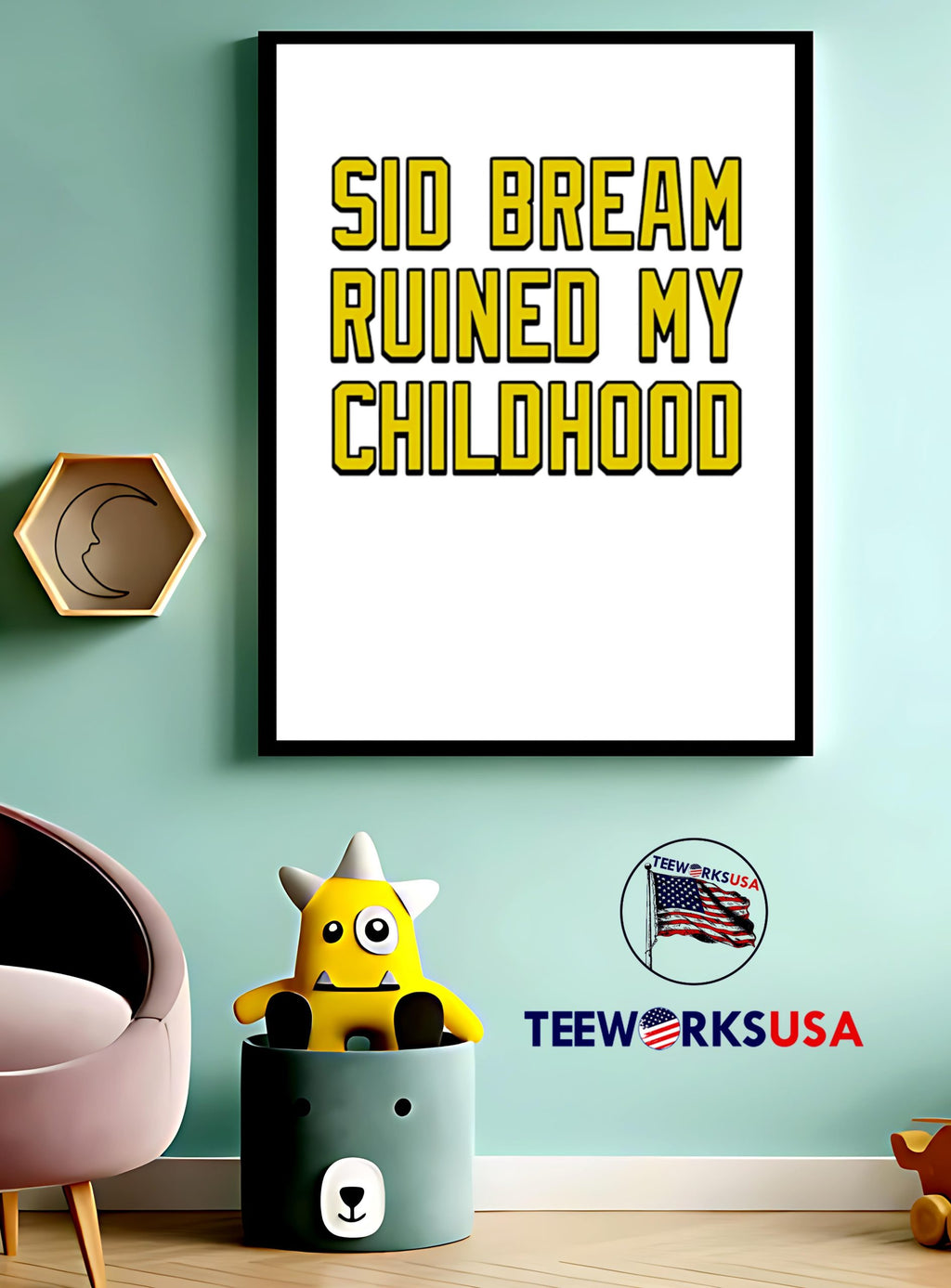 Sid Bream Ruined My Childhood - Adult & Kids T-Shirts, Sweatshirts & Hoodies apparel design preview 3