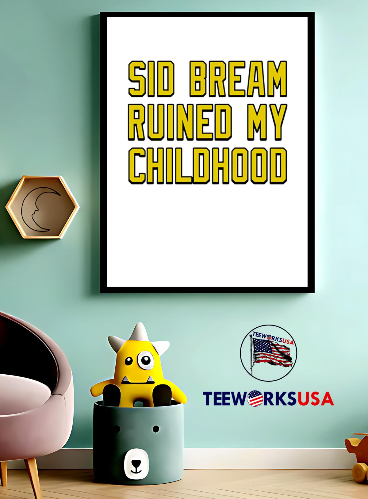 Sid Bream Ruined My Childhood - Adult & Kids T-Shirts, Sweatshirts & Hoodies apparel design preview 3