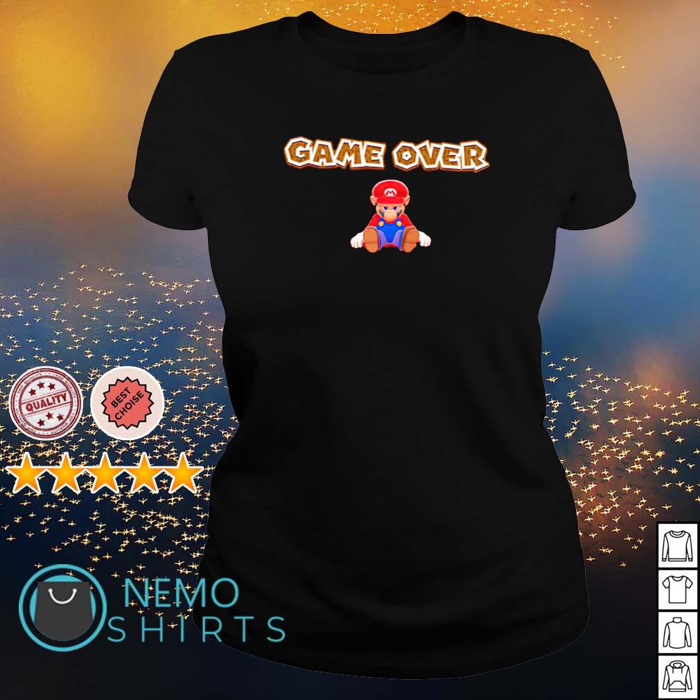 Super Mario Game Over - Adult & Kids T-Shirts, Sweatshirts & Hoodies apparel design preview 3