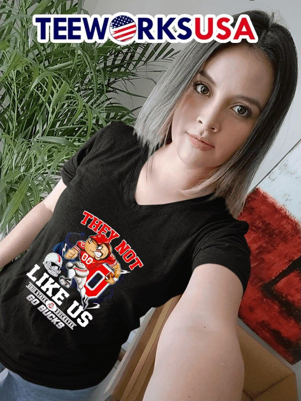 They not like us Ohio State Buckeyes - Adult & Kids T-Shirts, Sweatshirts & Hoodies apparel design preview 4