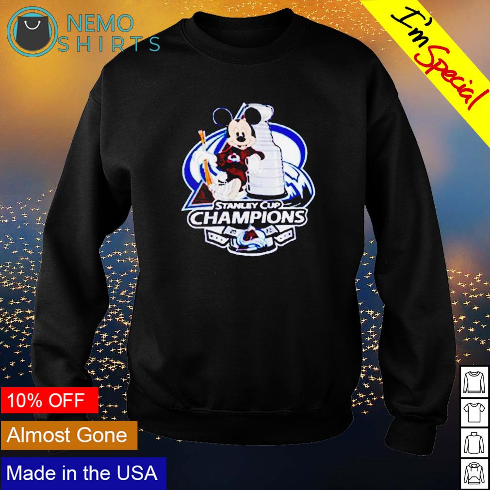 Colorado Avalanche Mickey mouse - Adult & Kids T-Shirts, Sweatshirts & Hoodies apparel design preview 4