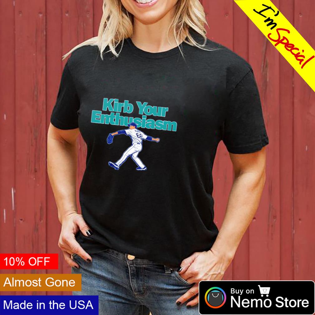 George Kirby Kirb Your Enthusiasm Seattle Mariners - Adult & Kids T-Shirts, Sweatshirts & Hoodies apparel design preview 3