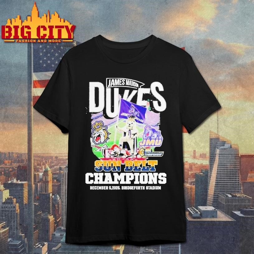 James Madison Dukes Stomp Troy Trojans Sun Belt - Adult & Kids T-Shirts, Sweatshirts & Hoodies apparel design preview 1