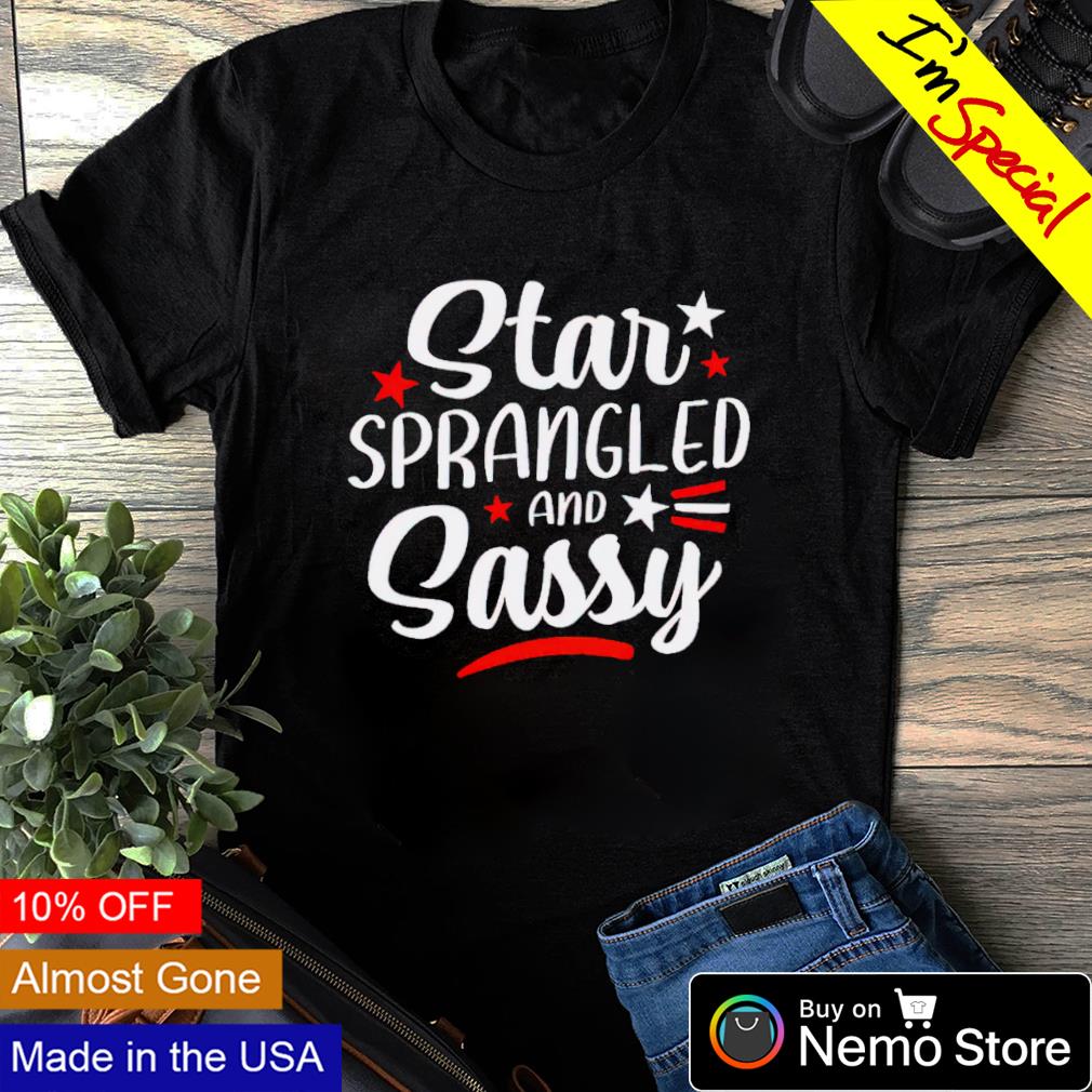 Star spangled and sassy - Adult & Kids T-Shirts, Sweatshirts & Hoodies apparel design preview 1