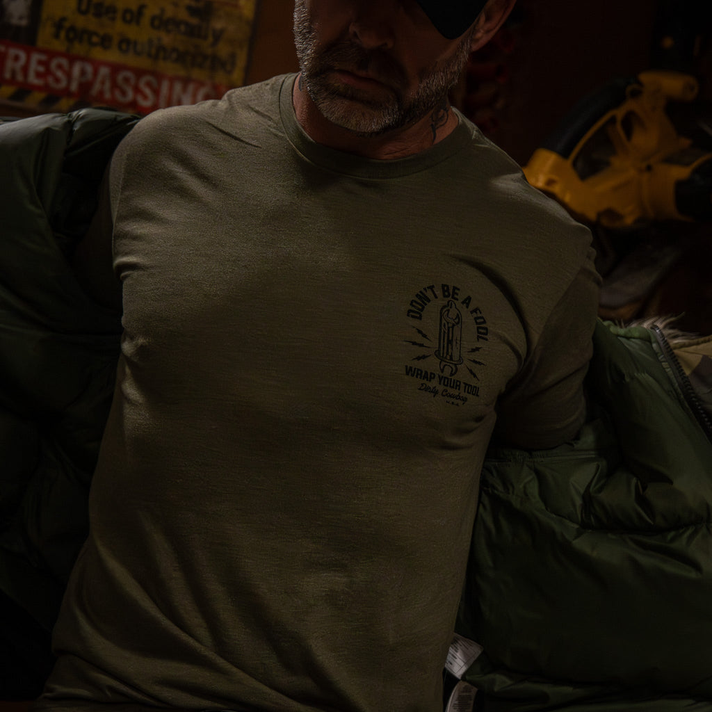 Don't Be a Fool. Wrap Your Tool Men's - Adult & Kids T-Shirts, Sweatshirts & Hoodies apparel design preview 14