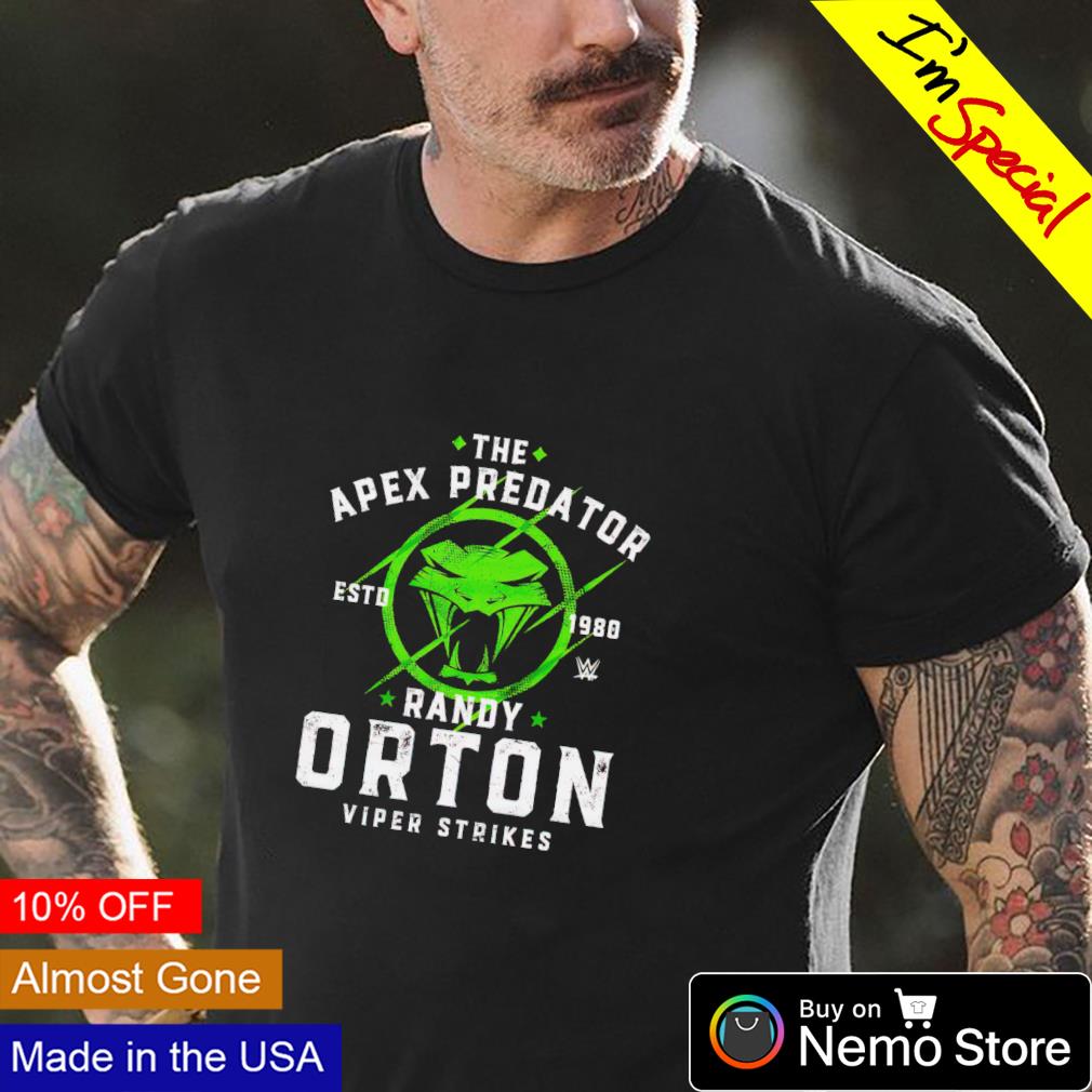 The Apex Predator estd 1980 randy orton viper strikes - Adult & Kids T-Shirts, Sweatshirts & Hoodies apparel design preview 4