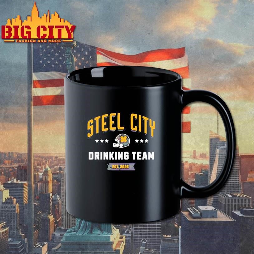 Steel City Drinking Team est 2026 - Adult & Kids T-Shirts, Sweatshirts & Hoodies apparel design preview 3