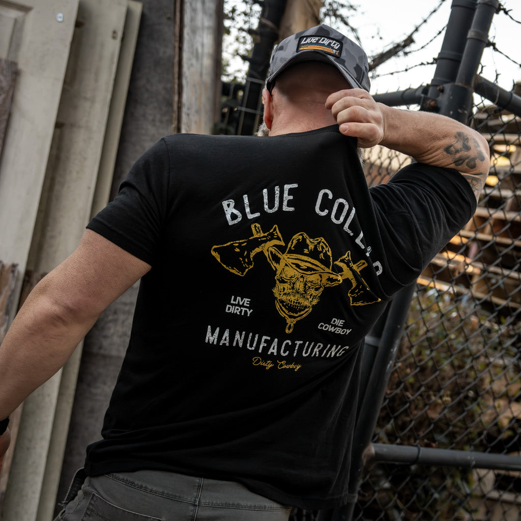 Blue Collar Hatchet Men's - Adult & Kids T-Shirts, Sweatshirts & Hoodies apparel design preview 14