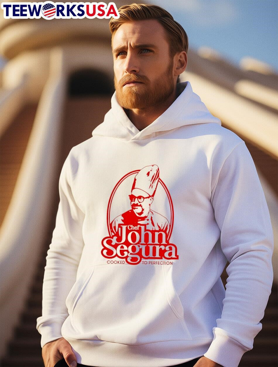 Chef John Segura Cooked To Perfection - Adult & Kids T-Shirts, Sweatshirts & Hoodies apparel design preview 2