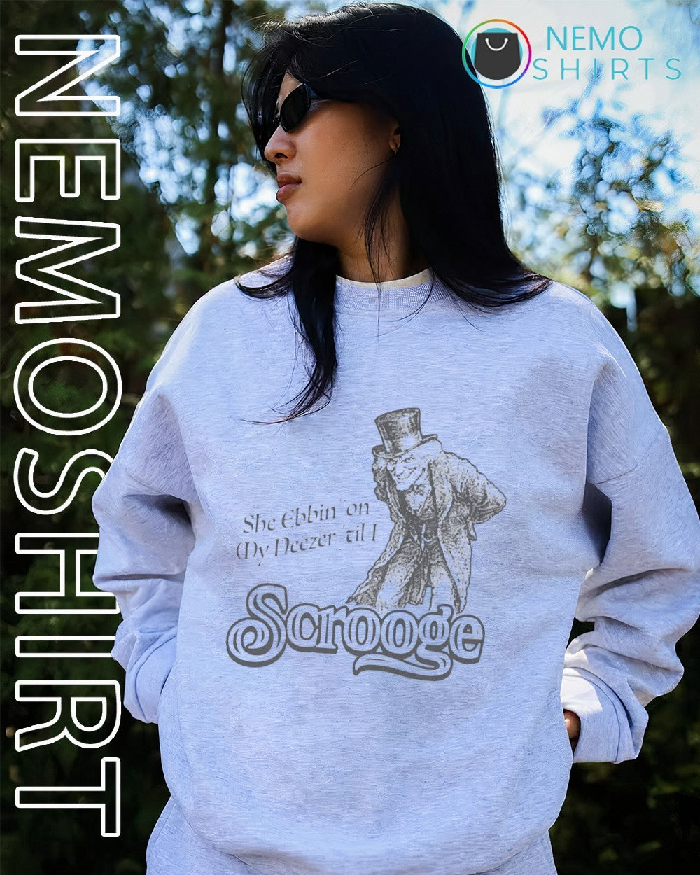 She ebbin' on my neezer til I scrooge Uncle Sam - Adult & Kids T-Shirts, Sweatshirts & Hoodies apparel design preview 2