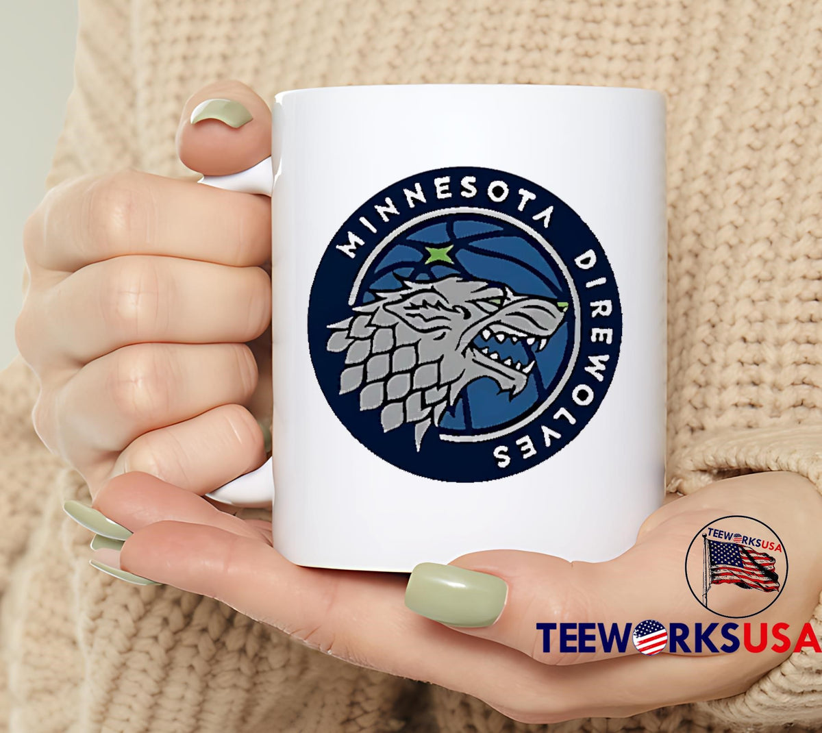 Minnesota Direwolves logo - Adult & Kids T-Shirts, Sweatshirts & Hoodies apparel design preview 6