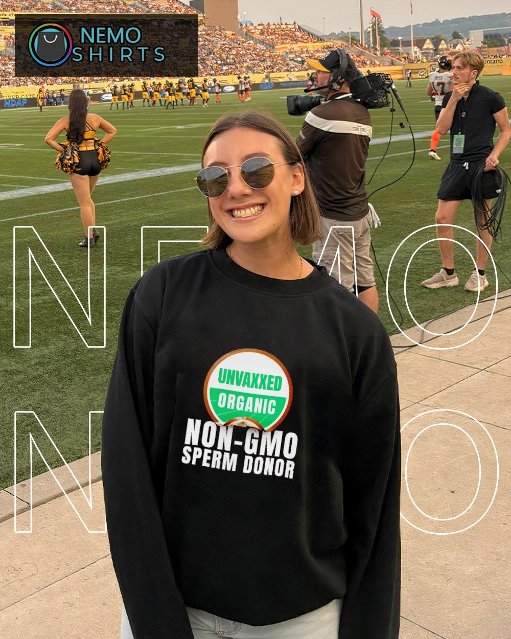 Unvaxxed organic non gmo sperm donor - Adult & Kids T-Shirts, Sweatshirts & Hoodies apparel design preview 4