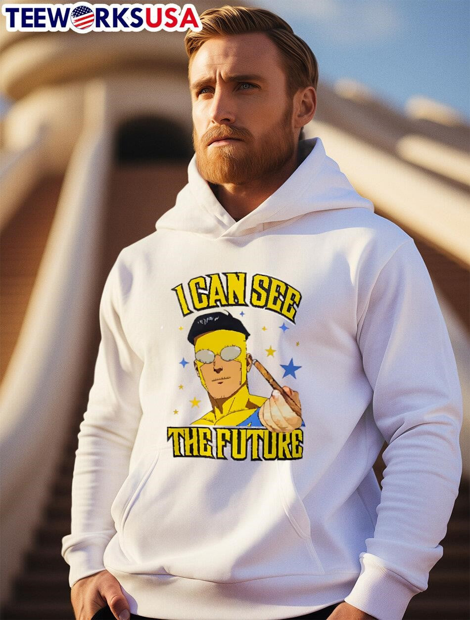 Invincible I Can See The Future - Adult & Kids T-Shirts, Sweatshirts & Hoodies apparel design preview 2