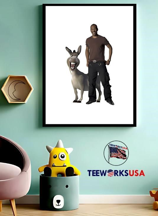 Eddie Murphy Donkey Shrek funny - Adult & Kids T-Shirts, Sweatshirts & Hoodies apparel design preview 3