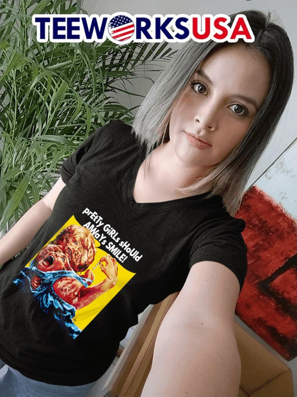 The Substance Pretty girls should always smile - Adult & Kids T-Shirts, Sweatshirts & Hoodies apparel design preview 7