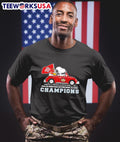 Snoopy driving car 2024-25 Goodyear Cotton Bowl - Adult & Kids T-Shirts, Sweatshirts & Hoodies apparel design preview 1