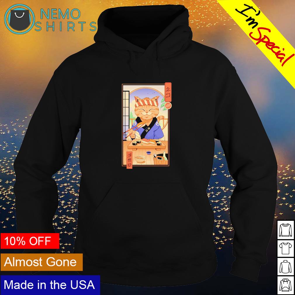 Cat eating sushi - Adult & Kids T-Shirts, Sweatshirts & Hoodies product image 2