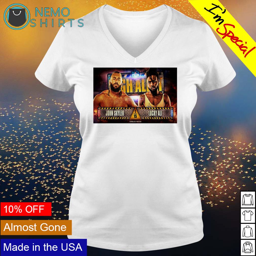 John Skyler vs Lucky Ali strong high alert - Adult & Kids T-Shirts, Sweatshirts & Hoodies apparel design preview 5
