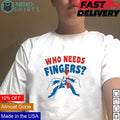 Who needs fingers 4th of July - Adult & Kids T-Shirts, Sweatshirts & Hoodies apparel design preview 1