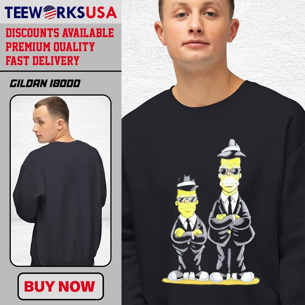 The Simpsons bodyguard - Adult & Kids T-Shirts, Sweatshirts & Hoodies apparel design preview 3
