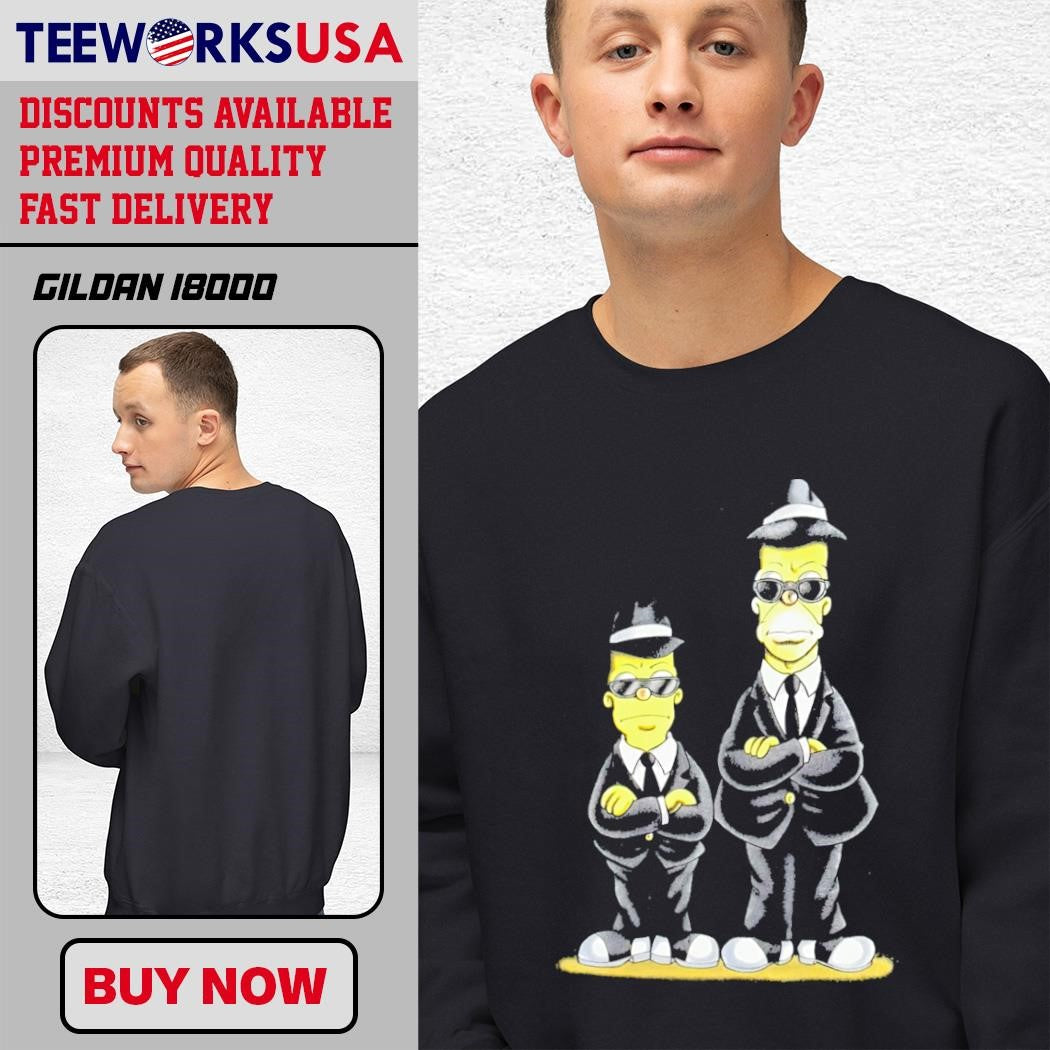 The Simpsons bodyguard - Adult & Kids T-Shirts, Sweatshirts & Hoodies apparel design preview 3