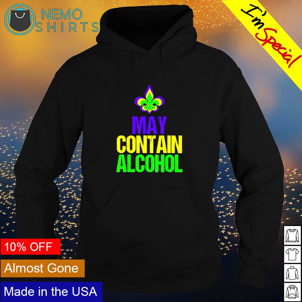 May Contain Alcohol Mardi Gras 2022 - Adult & Kids T-Shirts, Sweatshirts & Hoodies apparel design preview 2