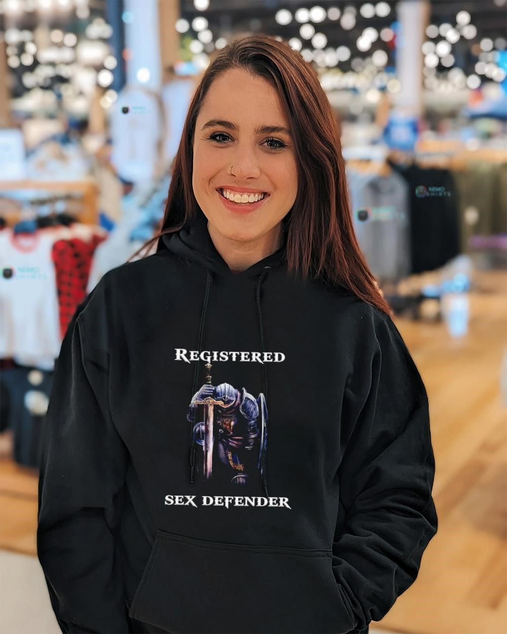 Registered sex defender graphic - Adult & Kids T-Shirts, Sweatshirts & Hoodies apparel design preview 3
