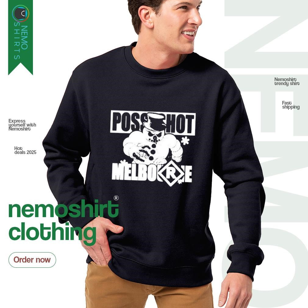 Posseshot da snowman - Adult & Kids T-Shirts, Sweatshirts & Hoodies apparel design preview 4