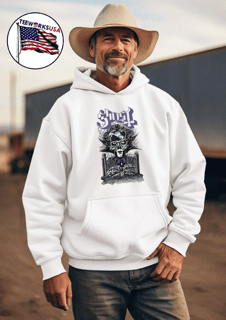 Ghost At The Gates - Adult & Kids T-Shirts, Sweatshirts & Hoodies apparel design preview 2