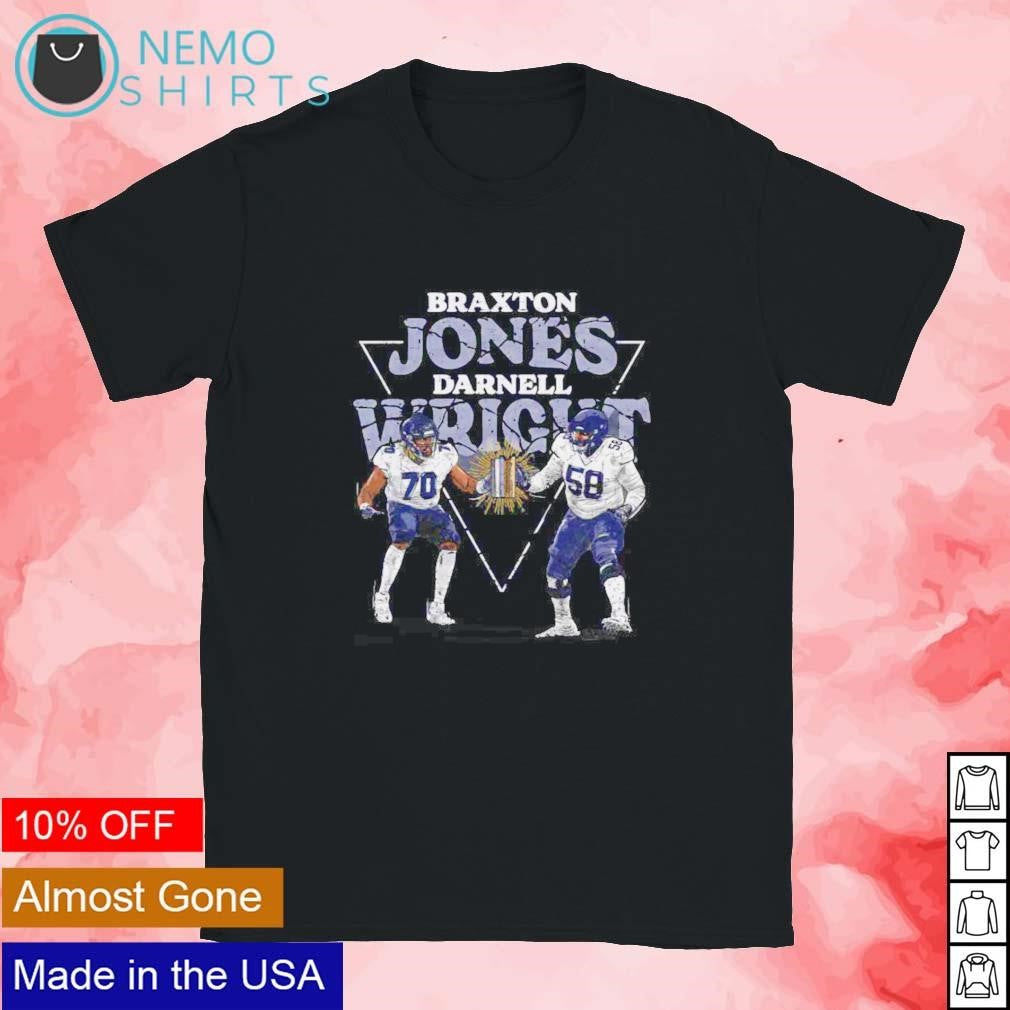 Braxton Jones and Darnell Wright Chicago bookends - Adult & Kids T-Shirts, Sweatshirts & Hoodies apparel design preview 1