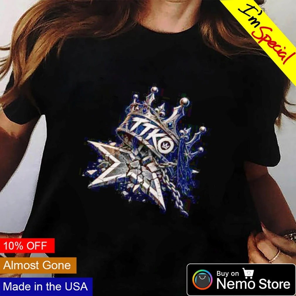 TTKO Crown and Star Emblem Logo - Adult & Kids T-Shirts, Sweatshirts & Hoodies apparel design preview 3